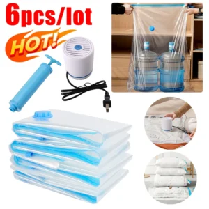 Folding Reusable Vacuum Storage Bags
