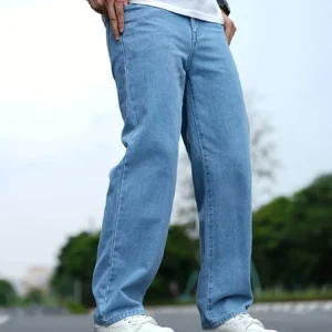 Men's straight-leg jeans
