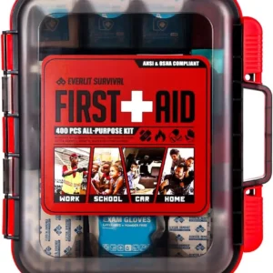 400-Piece OSHA/ANSI Compliant First Aid Kit