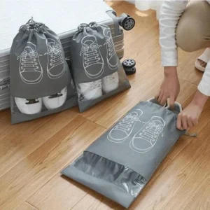 5-Pack Ultra-Lightweight Shoe Storage Bags